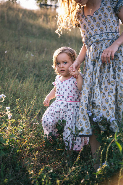 Hamsa Floral Midi Dress